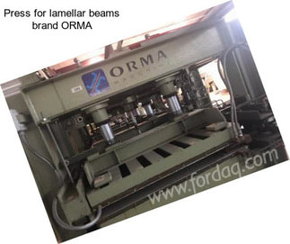 Press for lamellar beams brand ORMA
