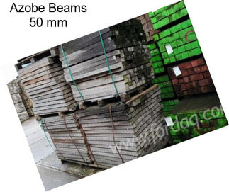 Azobe Beams 50 mm