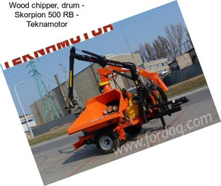 Wood chipper, drum - Skorpion 500 RB - Teknamotor