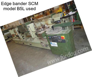 Edge bander SCM model B5L used