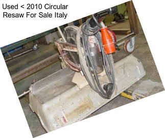 Used < 2010 Circular Resaw For Sale Italy