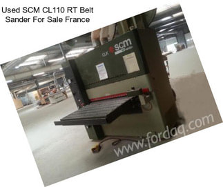 Used SCM CL110 RT Belt Sander For Sale France