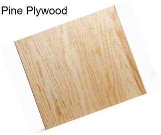 Pine Plywood