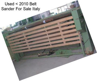 Used < 2010 Belt Sander For Sale Italy