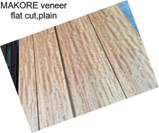 MAKORE veneer flat cut,plain