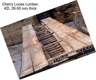 Cherry Loose Lumber, KD, 26-50 mm thick