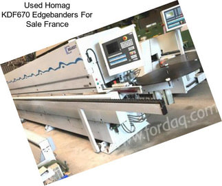 Used Homag KDF670 Edgebanders For Sale France