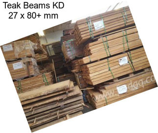 Teak Beams KD 27 x 80+ mm