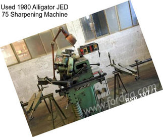 Used 1980 Alligator JED 75 Sharpening Machine