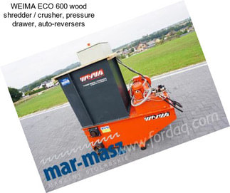 WEIMA ECO 600 wood shredder / crusher, pressure drawer, auto-reversers