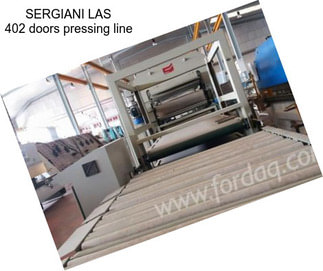 SERGIANI LAS 402 doors pressing line