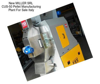New MILLER SRL  CUS-50 Pellet Manufacturing Plant For Sale Italy
