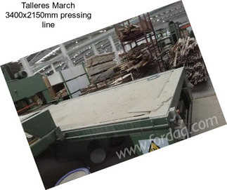 Talleres March 3400x2150mm pressing line
