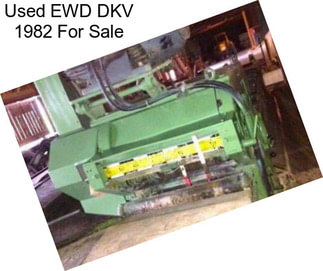 Used EWD DKV 1982 For Sale