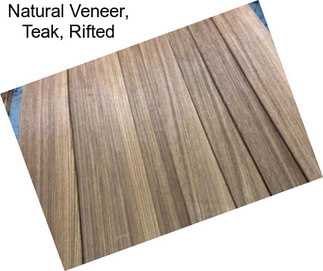 Natural Veneer, Teak, Rifted