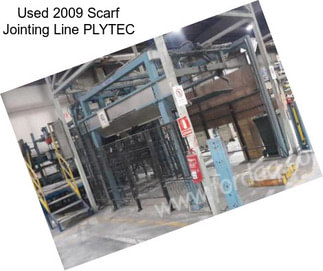 Used 2009 Scarf Jointing Line PLYTEC