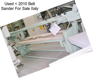 Used < 2010 Belt Sander For Sale Italy