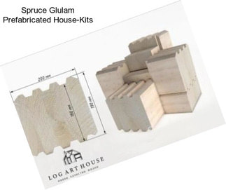 Spruce Glulam Prefabricated House-Kits