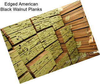 Edged American Black Walnut Planks