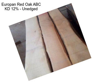 Europan Red Oak ABC KD 12% - Unedged