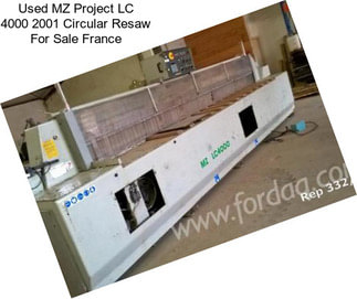 Used MZ Project LC 4000 2001 Circular Resaw For Sale France