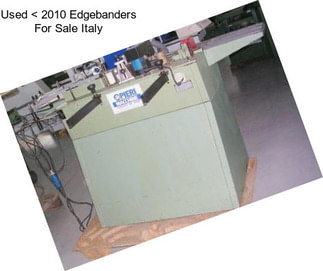 Used < 2010 Edgebanders For Sale Italy