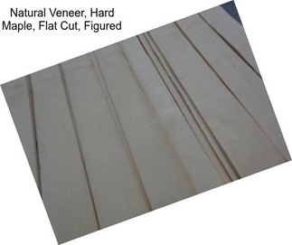 Natural Veneer, Hard Maple, Flat Cut, Figured