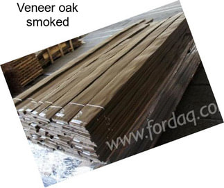 Veneer oak smoked