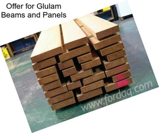 Offer for Glulam Beams and Panels