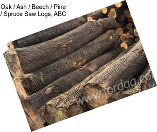 Oak / Ash / Beech / Pine / Spruce Saw Logs, ABC