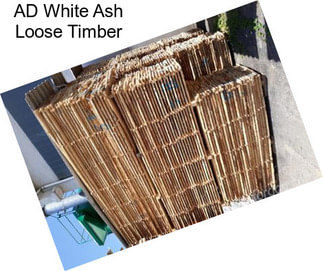 AD White Ash Loose Timber