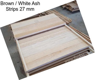 Brown / White Ash Strips 27 mm