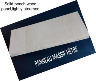 Solid beech wood panel,lightly steamed
