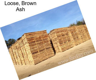 Loose, Brown Ash