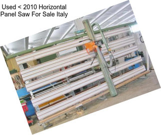 Used < 2010 Horizontal Panel Saw For Sale Italy