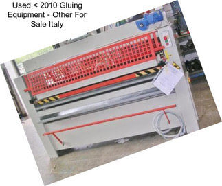 Used < 2010 Gluing Equipment - Other For Sale Italy