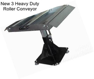 New 3 Heavy Duty Roller Conveyor