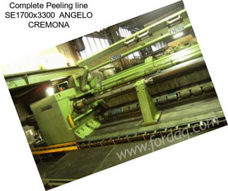 Complete Peeling line SE1700x3300  ANGELO CREMONA