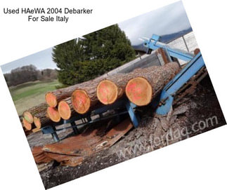 Used HAeWA 2004 Debarker For Sale Italy