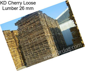 KD Cherry Loose Lumber 26 mm