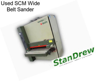 Used SCM Wide Belt Sander