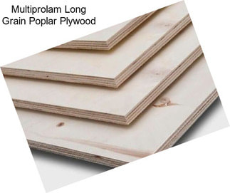 Multiprolam Long Grain Poplar Plywood