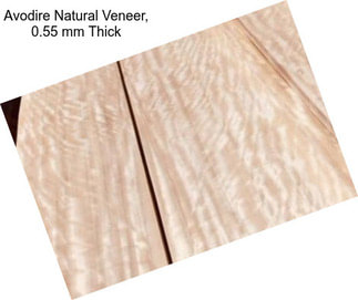 Avodire Natural Veneer, 0.55 mm Thick