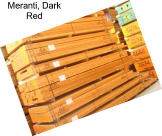 Meranti, Dark Red