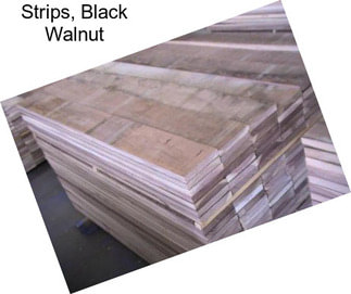 Strips, Black Walnut