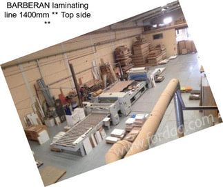 BARBERAN laminating line 1400mm ** Top side **