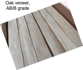 Oak veneer, AB/B grade