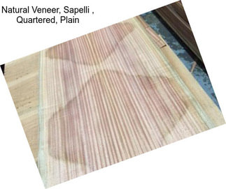 Natural Veneer, Sapelli , Quartered, Plain