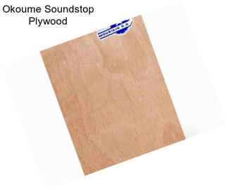 Okoume Soundstop Plywood