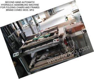 SECOND HAND AUTOMATIC HYDRAULIC ASSEMBLING MACHINE FOR FOLDING CHAIRS AND FRAMES BRAND COMEC MOD. SP/2